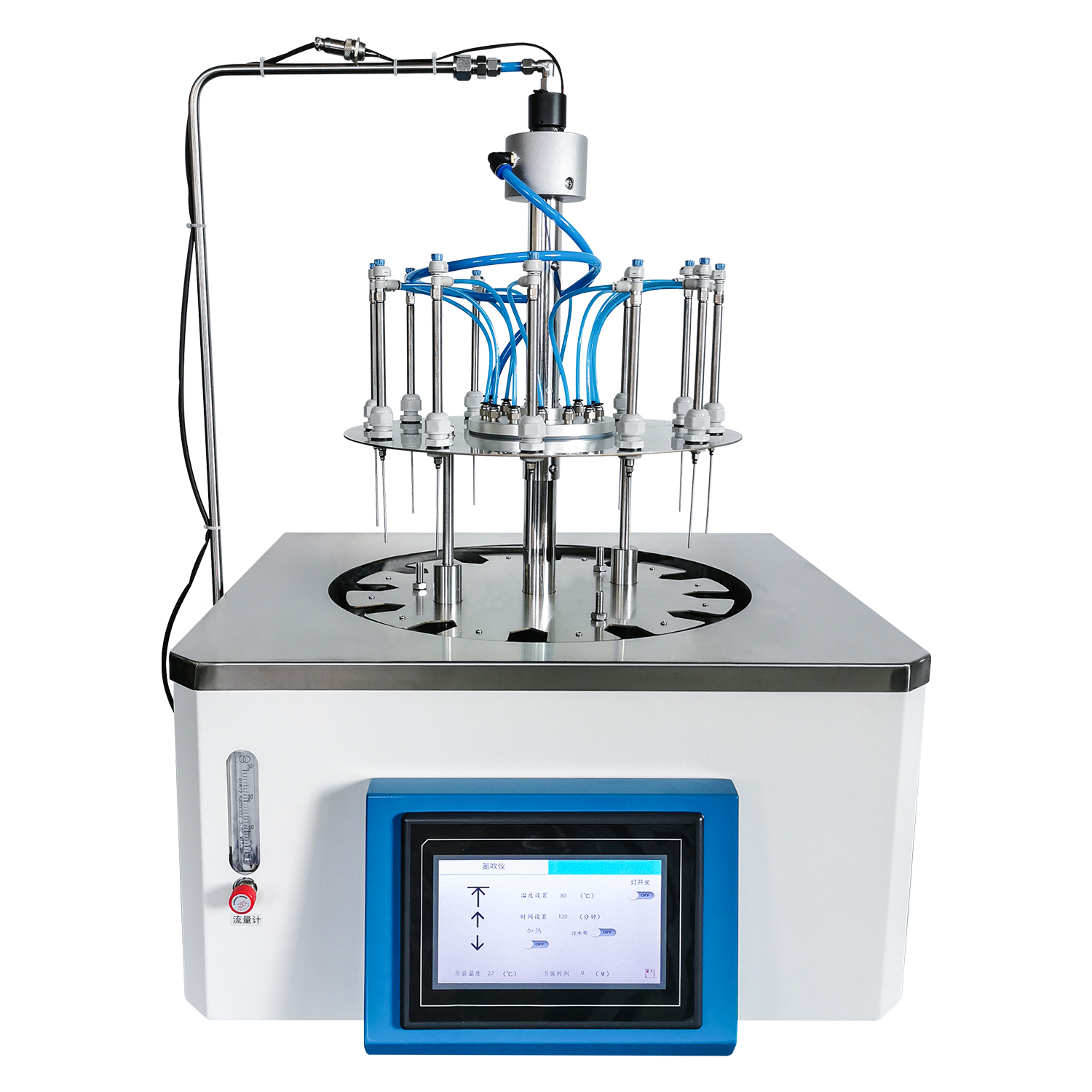 圆形水浴氮吹仪(电动升降)